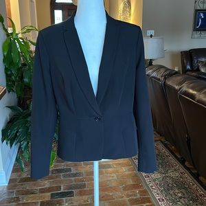 Worthington Black Tapered Tailored Blazer sz12 NWOT
